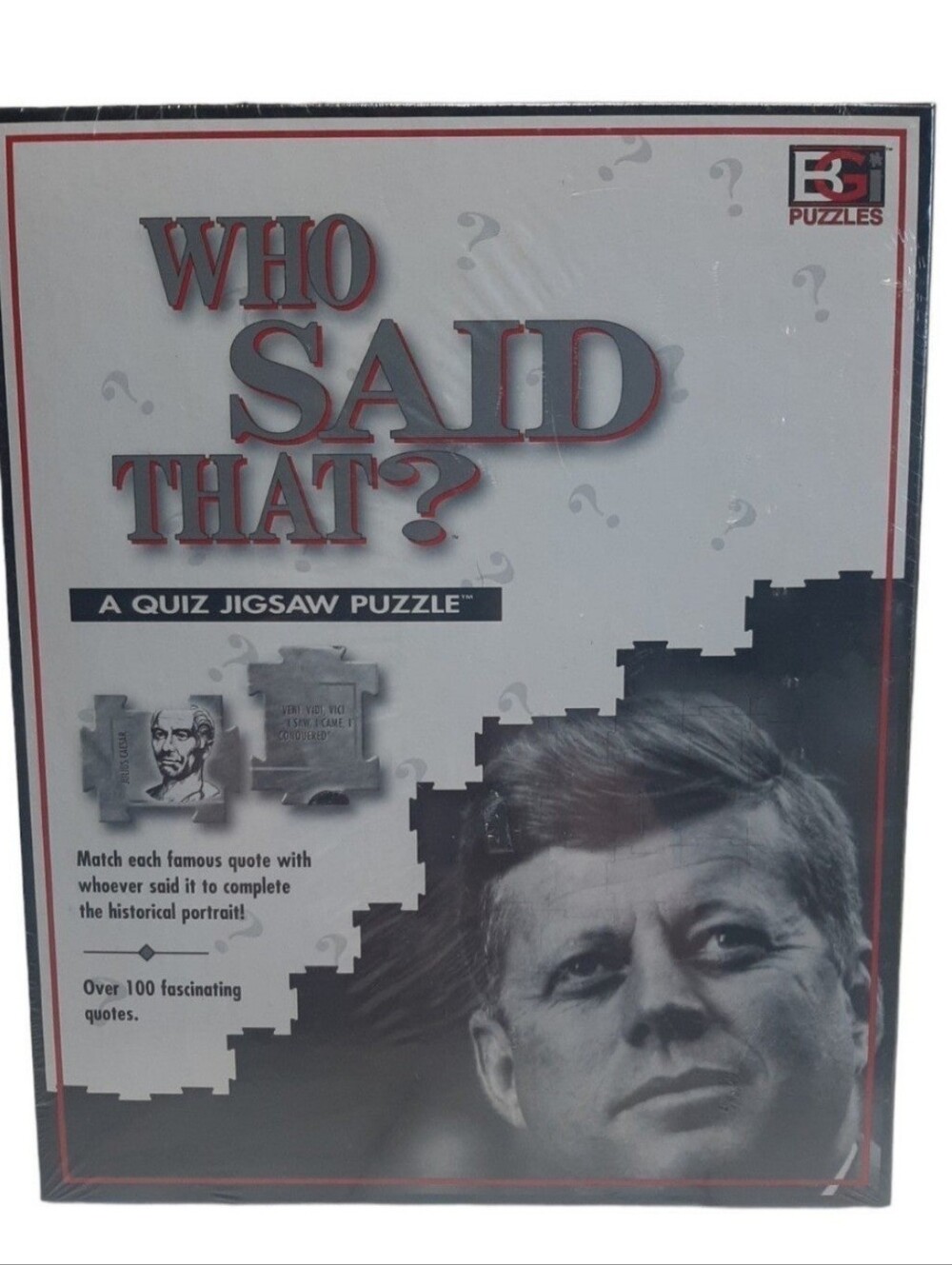 Buffalo Games 1994 Who Said That? Vintage Jigsaw Puzzle 252 Pc NEW